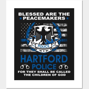 Hartford Police  – Blessed Are The PeaceMakers Posters and Art